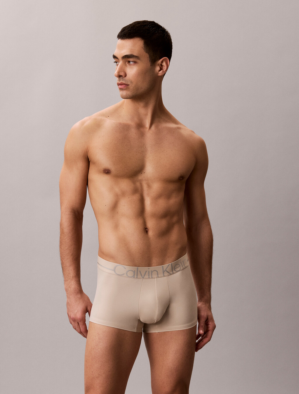 Icon Microfaser-Stretch-Metallisch, niedrige Taille, Boxer