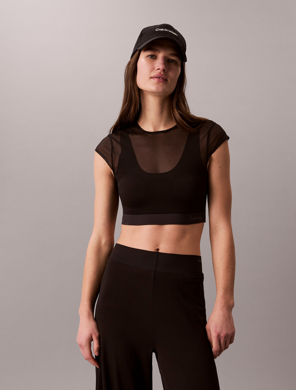 Cropped Performance Mesh Sport-BH-Oberteil