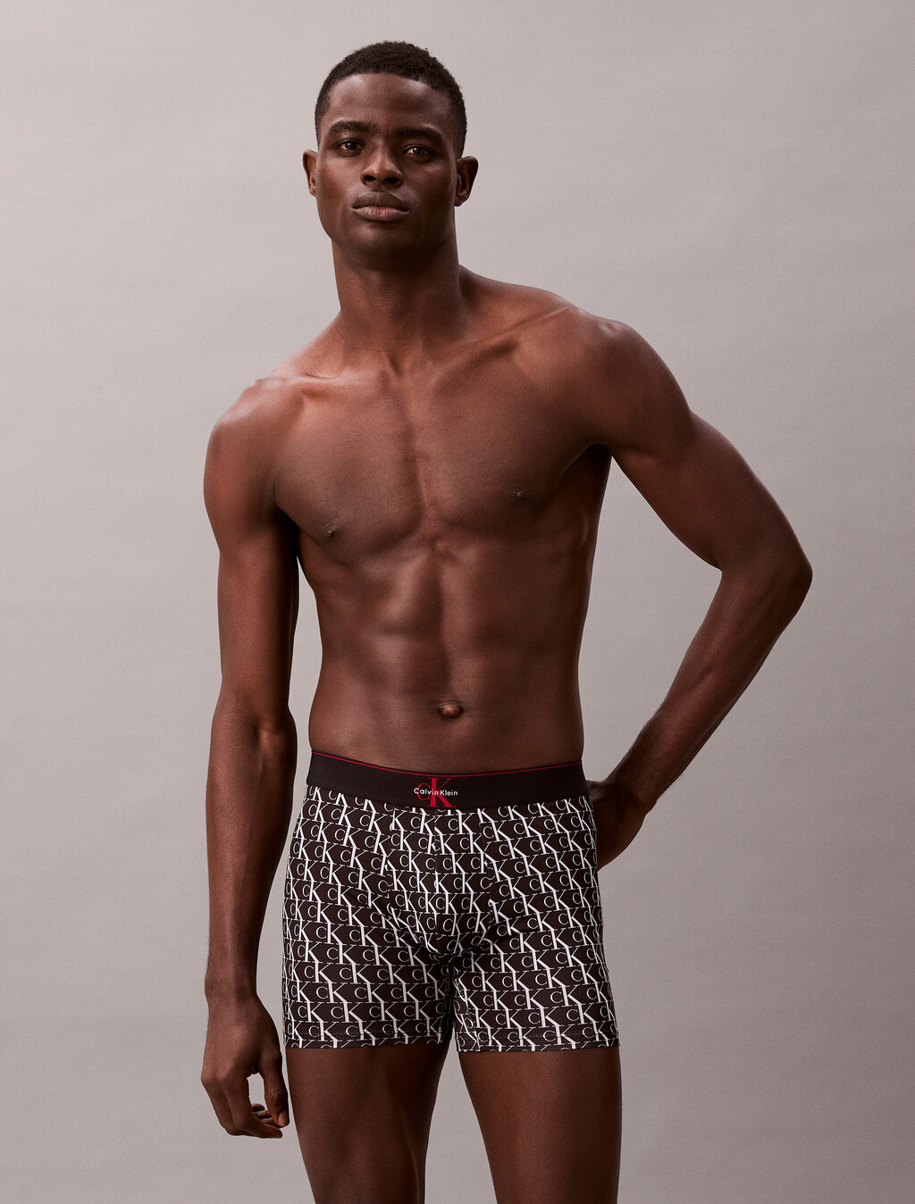 Graphic Monogram Mikrofaser-Stretch-Boxer-Brief