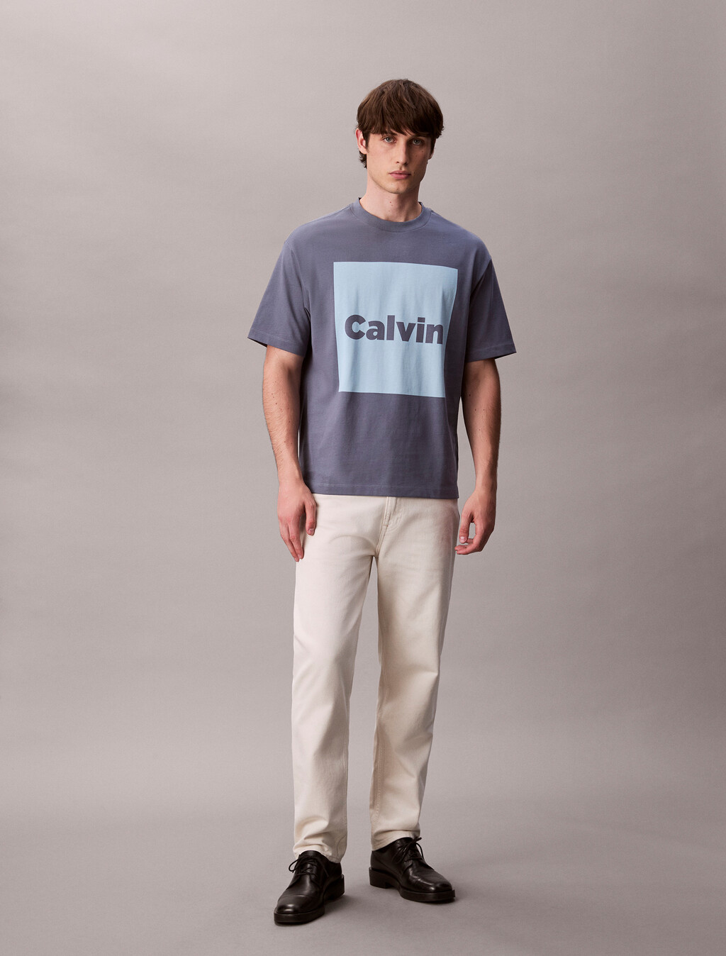 Logo Box Graphic Loose T-Shirt