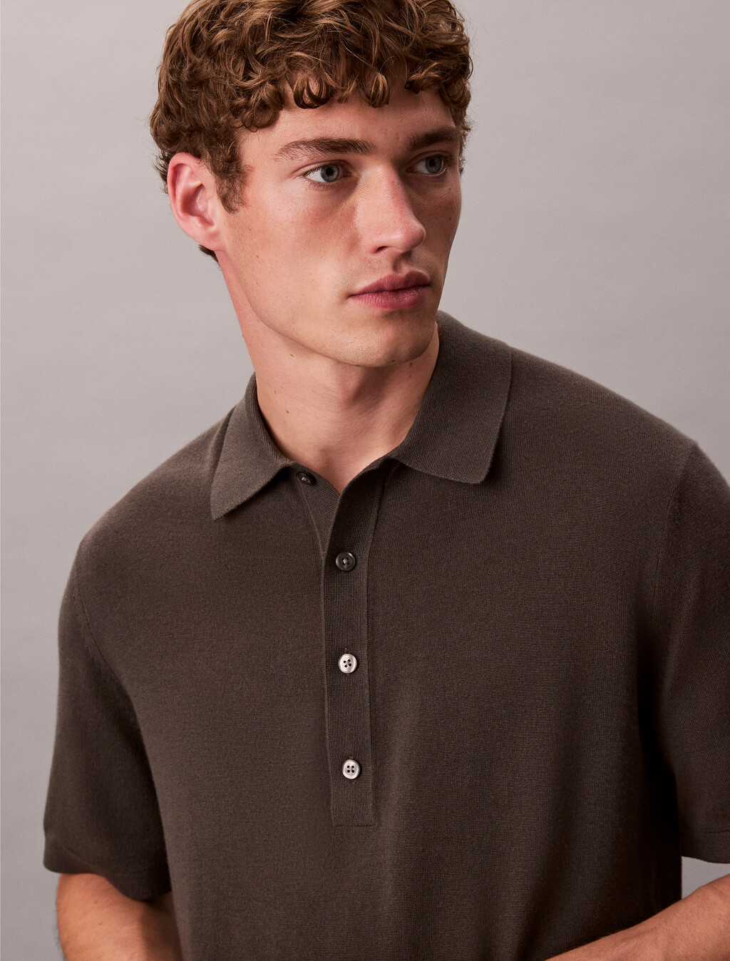 Polo-Pullover aus Seide und Kaschmir