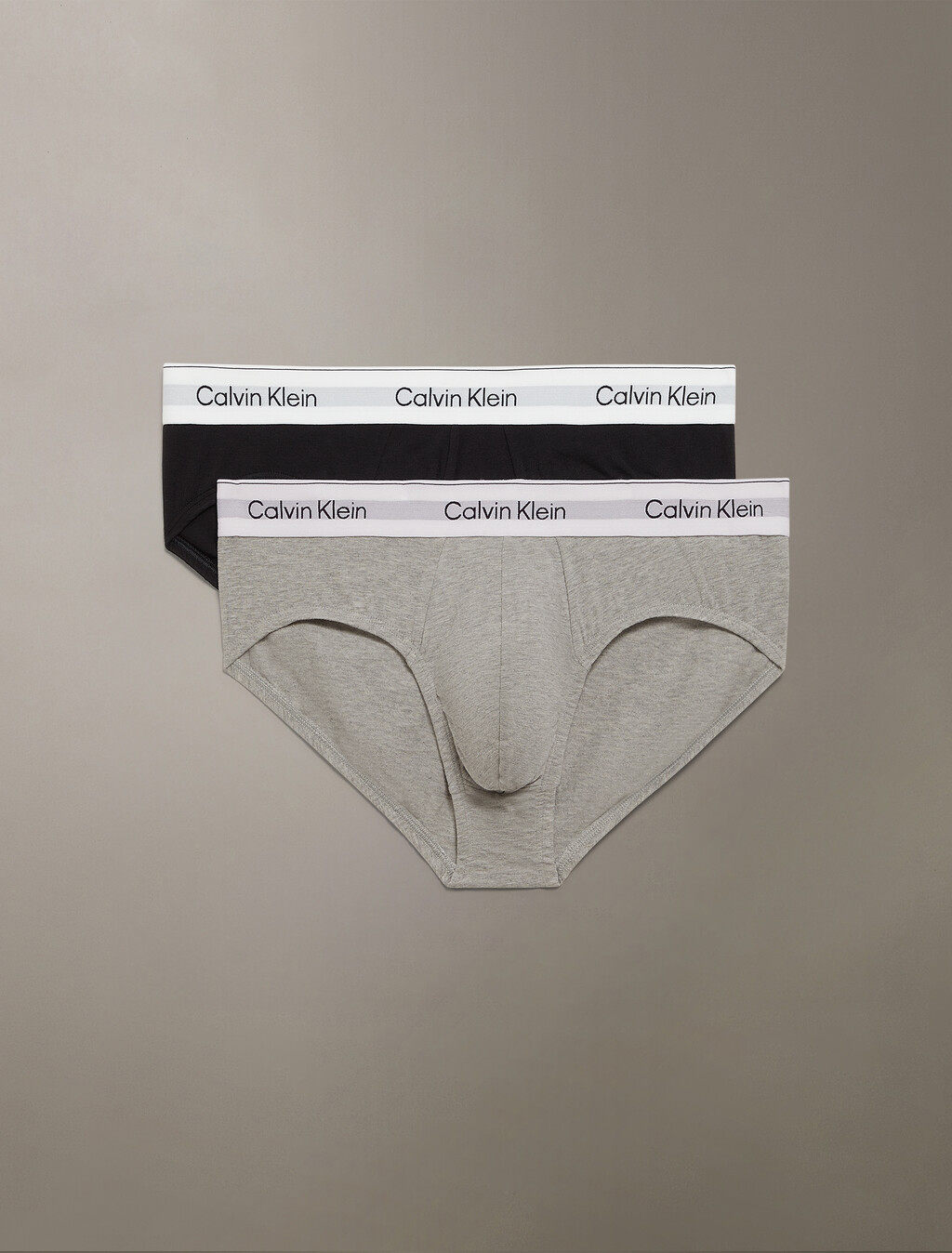 2er-Pack Icon Baumwoll-Stretch-Hipster-Unterhosen