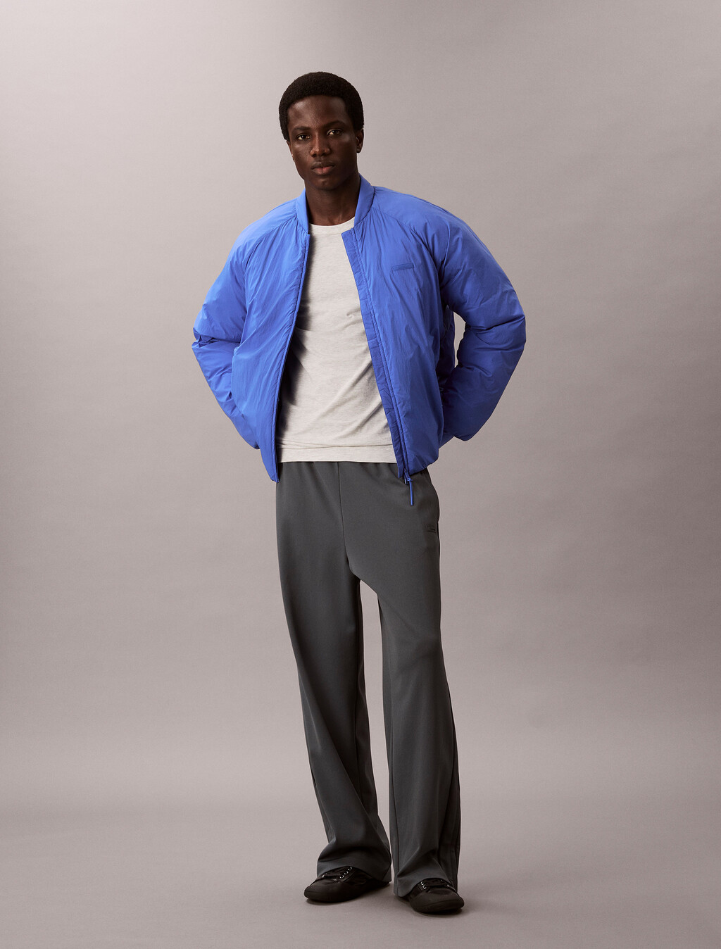 Nylon-Bomberjacke