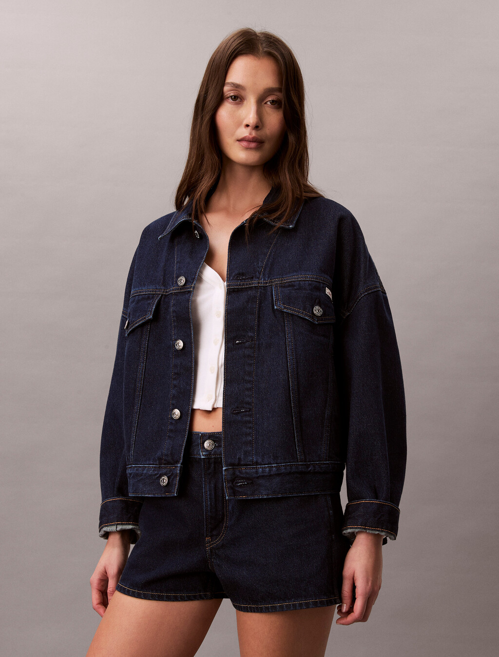 Lässige Denim-Jacke