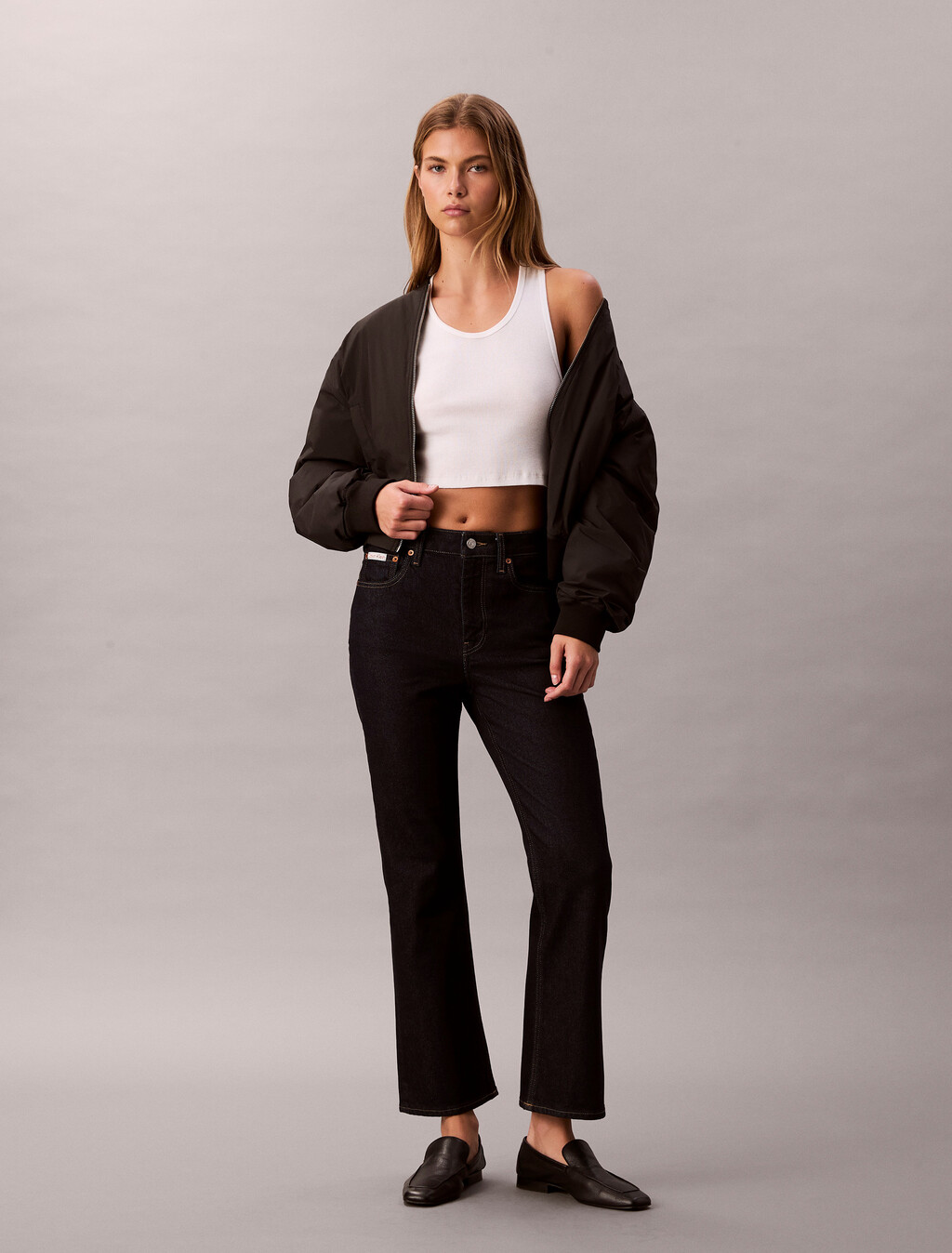 Crop-High-Rise-Flare-Jeans