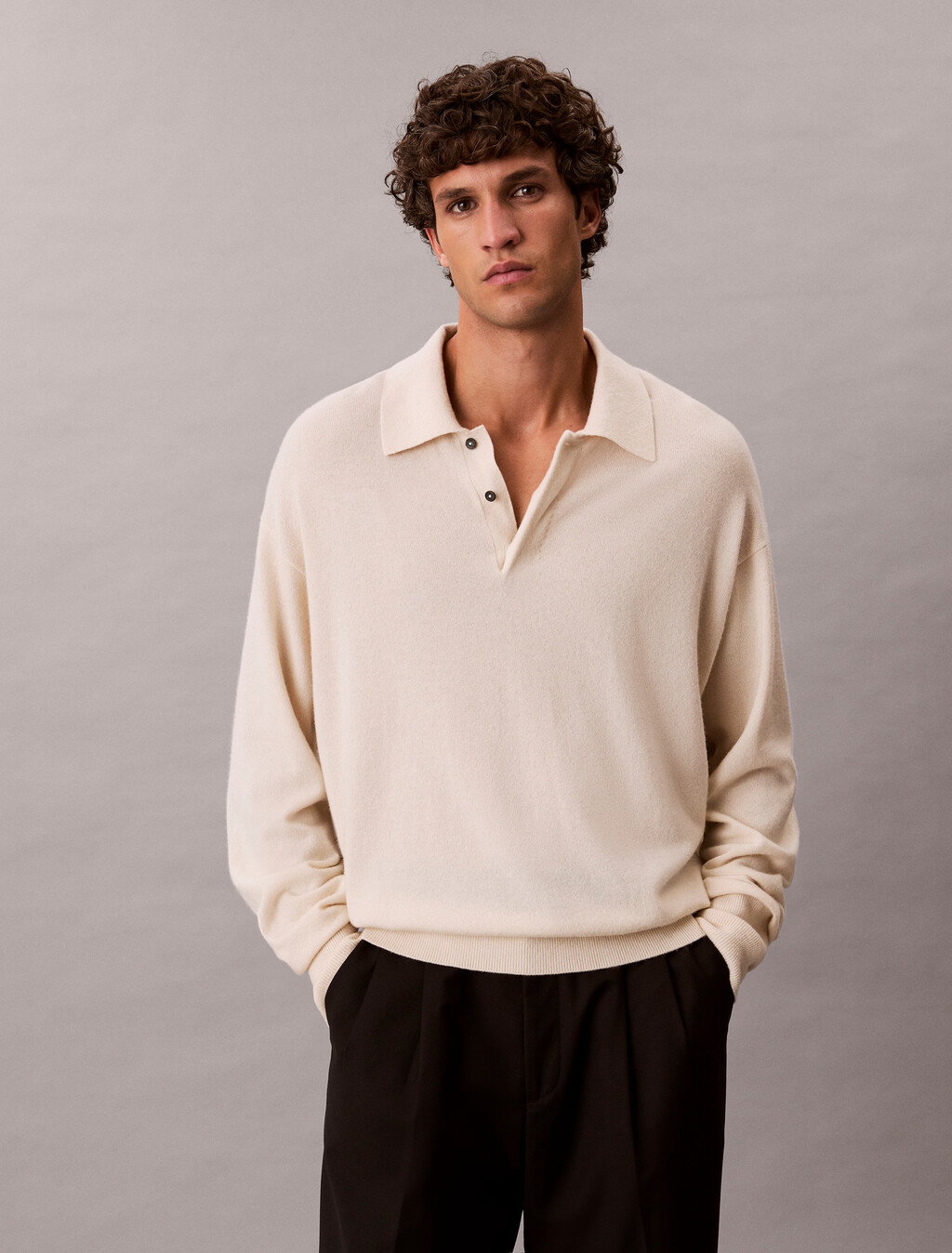 Cashmere-Polo-Pullover