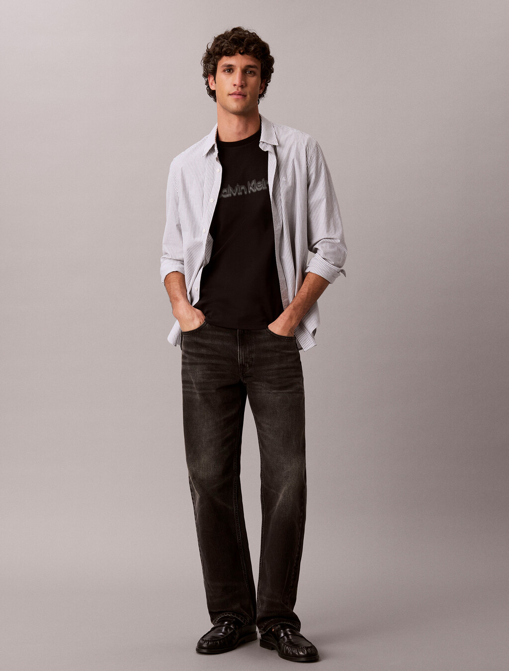Graphic Double Knit Slim Tee