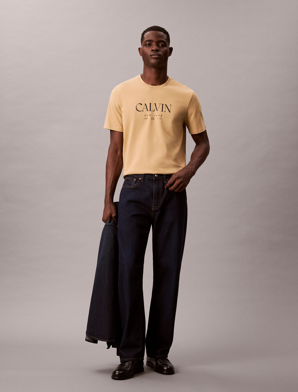 Calvin Crewneck Graphic Tee