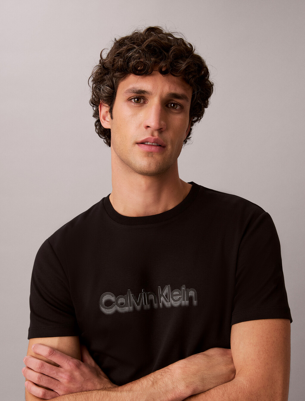 Graphic Double Knit Slim Tee
