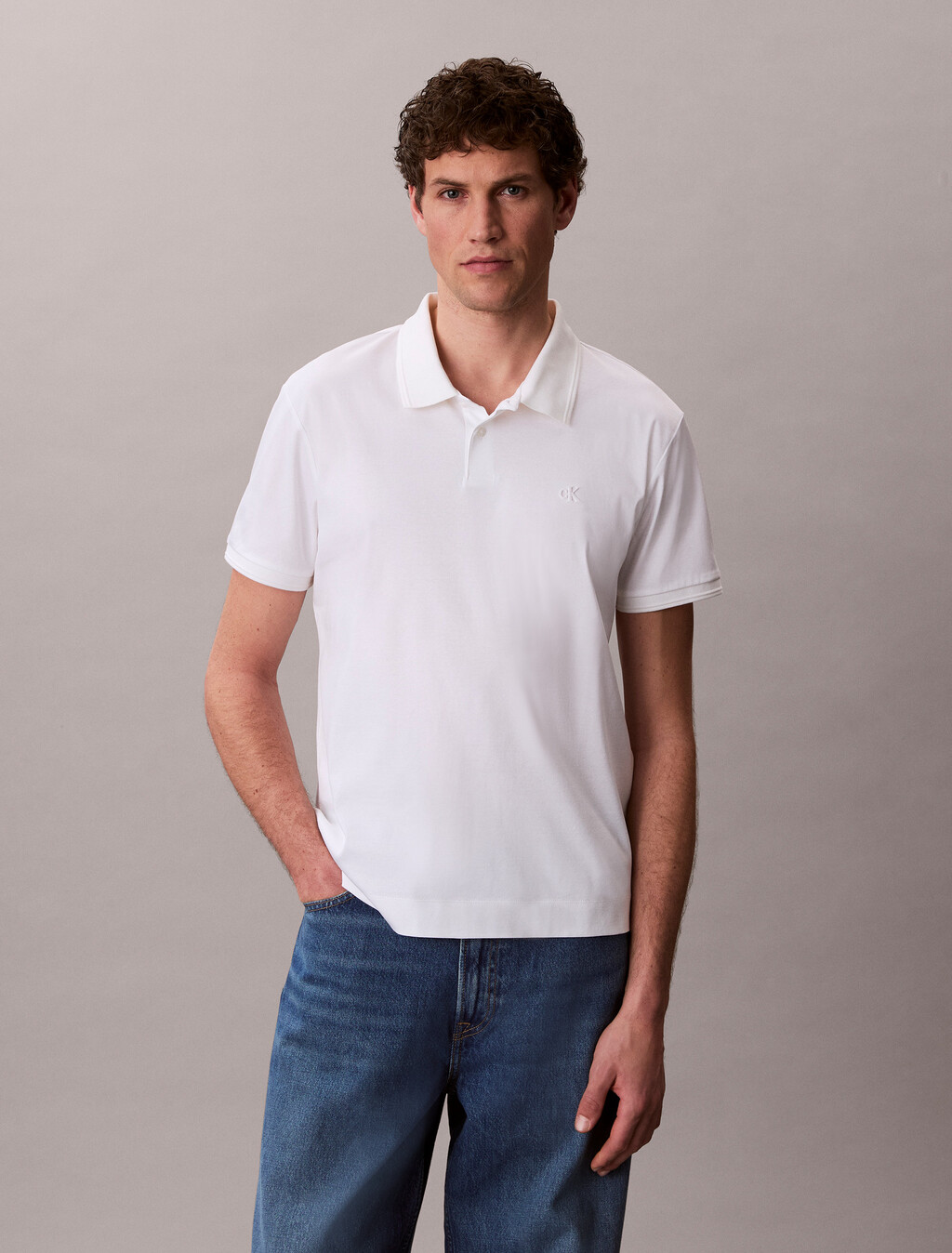 Mercerized Slim Polo