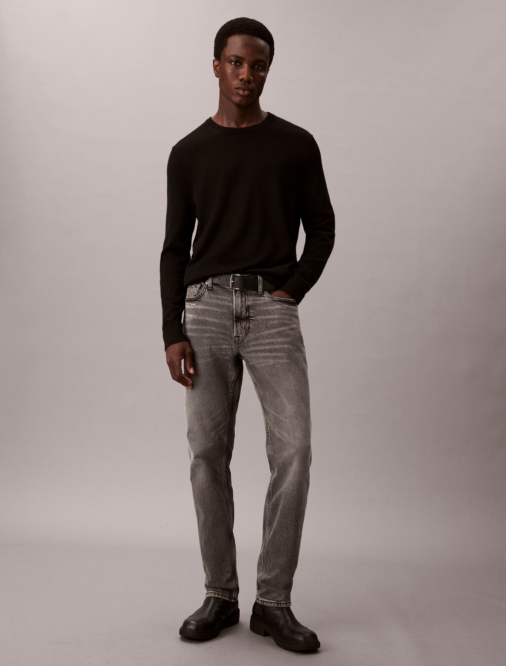 Slim Pewter Rock Jeans