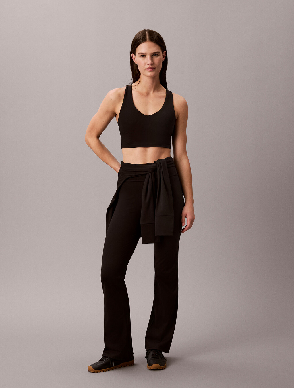 Schnell trocknender Longline-Racerback-Sport-BH