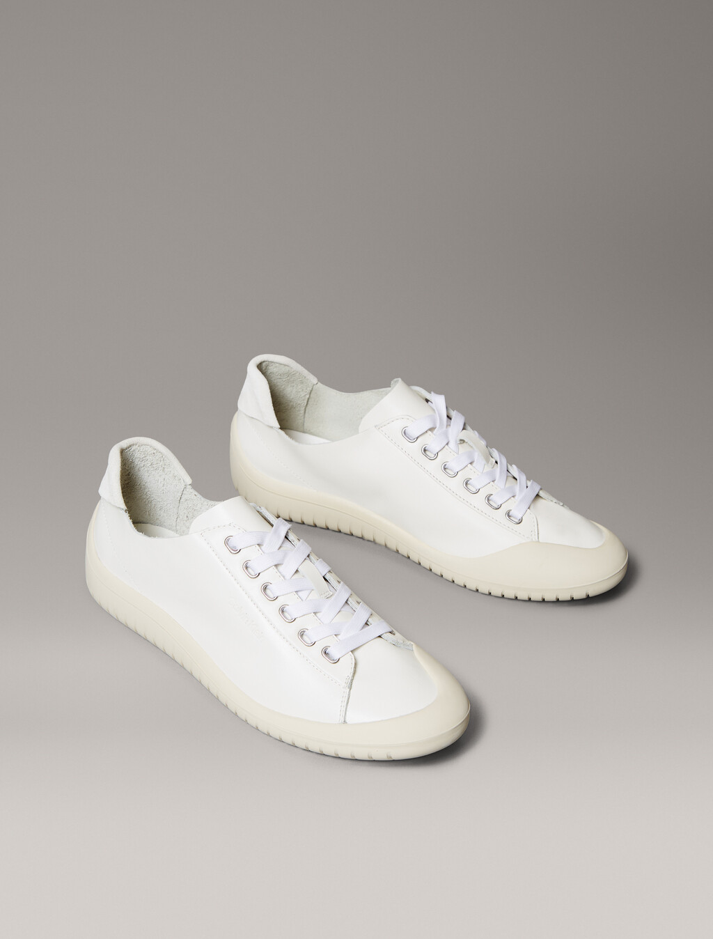 Glattes Leder Hybrid-Sneaker