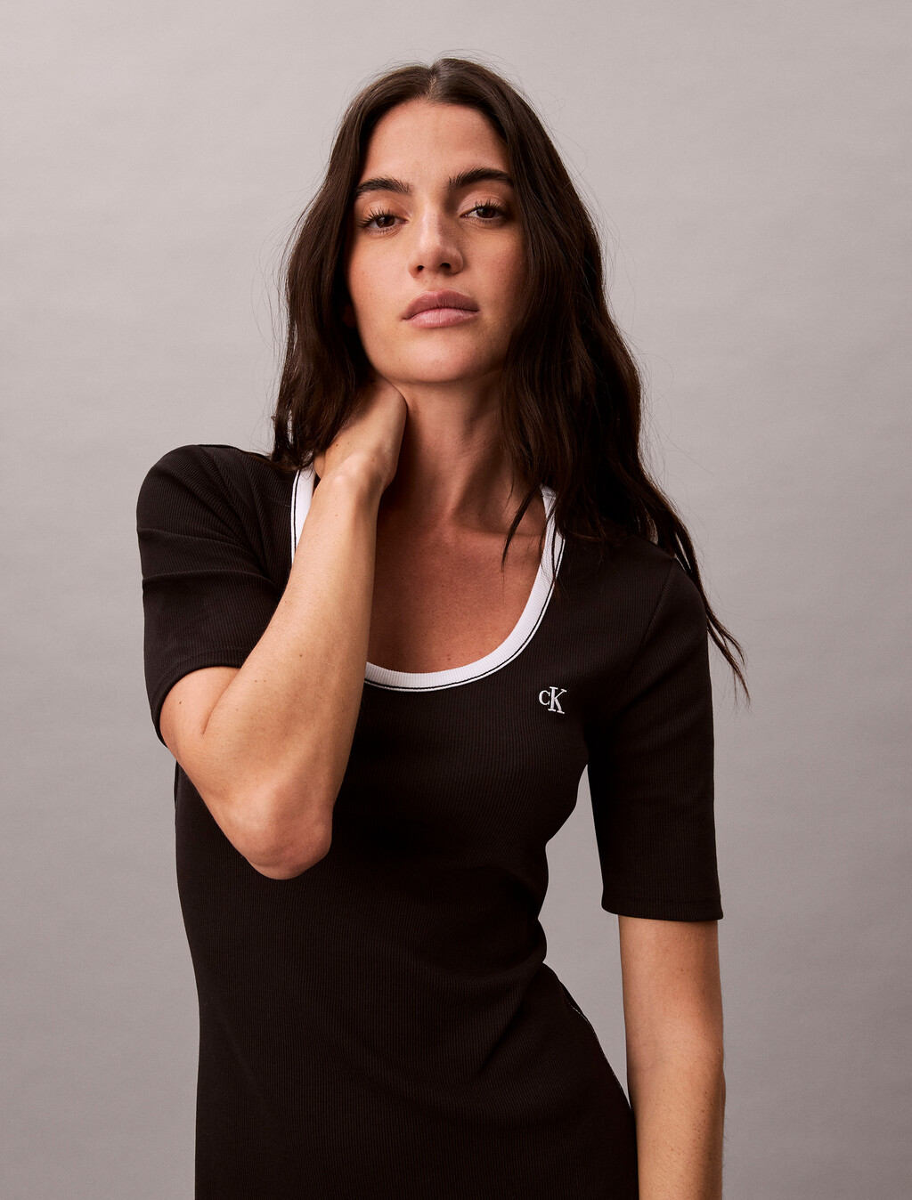 Babyfit-Kleid aus Rippenstrick