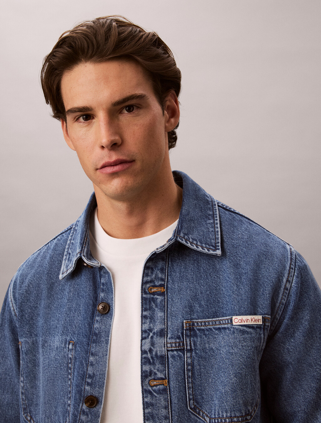 Leichtes Eco Cool Denim-Shirt-Jacke