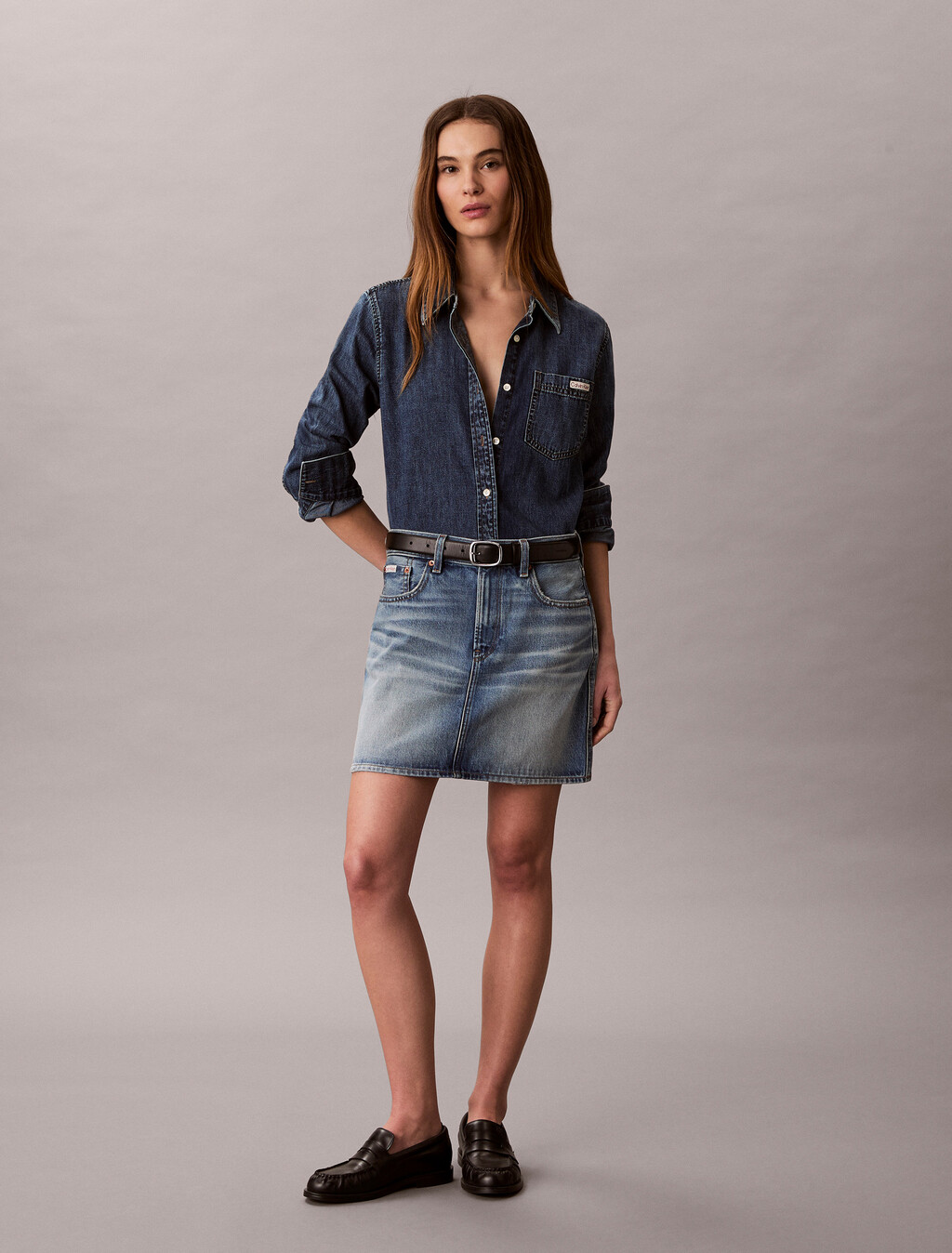 Denim-Minirock
