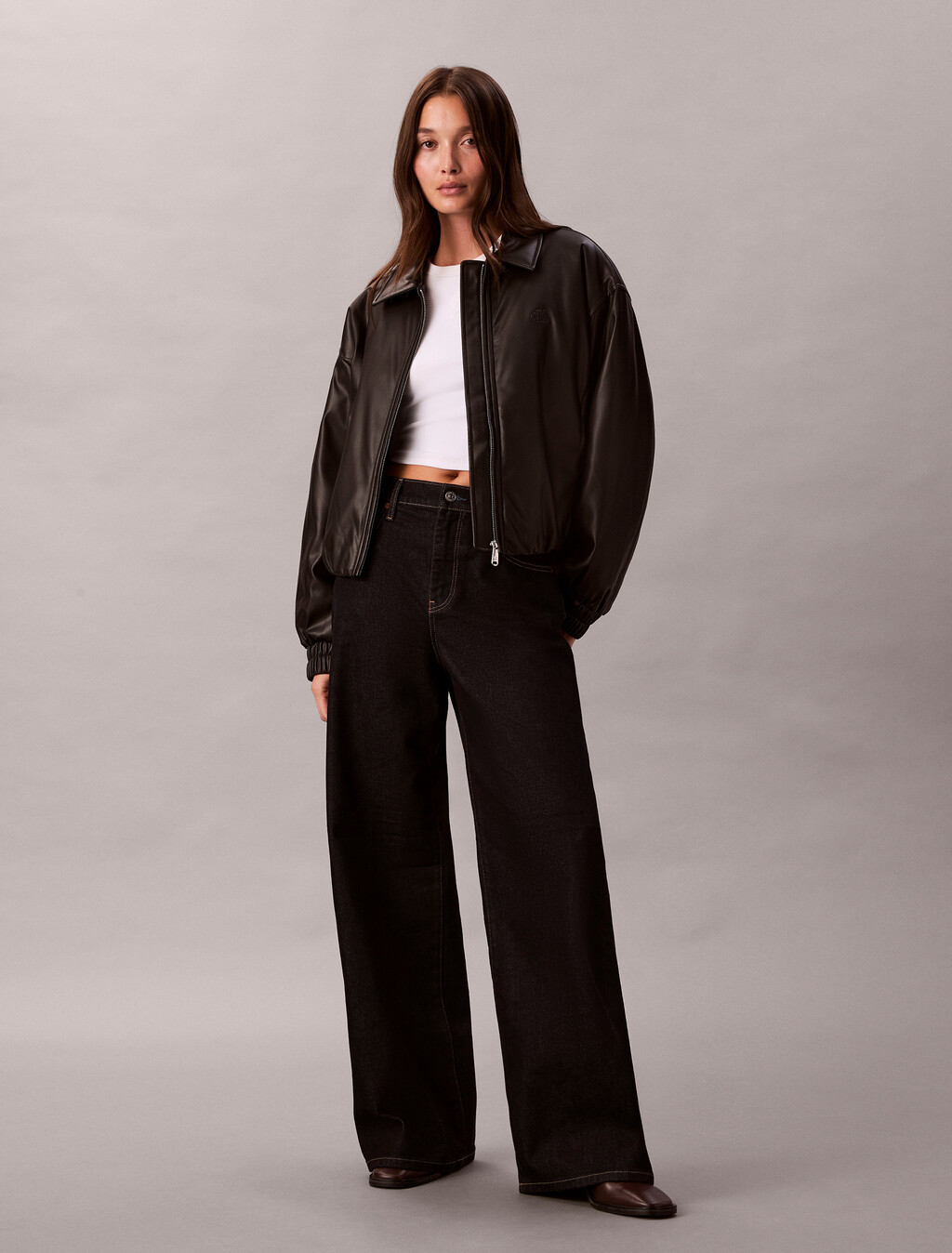 Klassische 37,5 Jeans mit weitem Bein