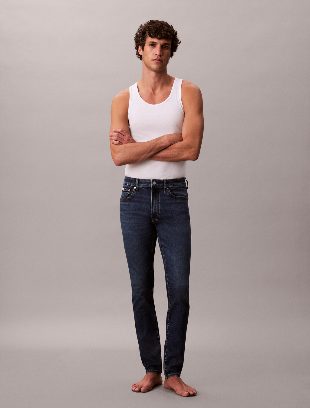 Oil Slick Skinny Jeans