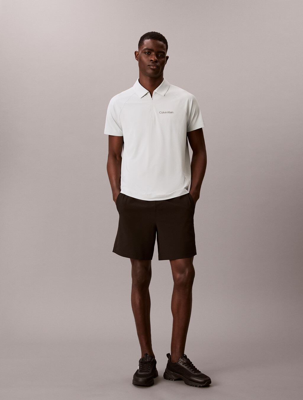 Reißverschluss-Pique-Sport-Polo-Shirt