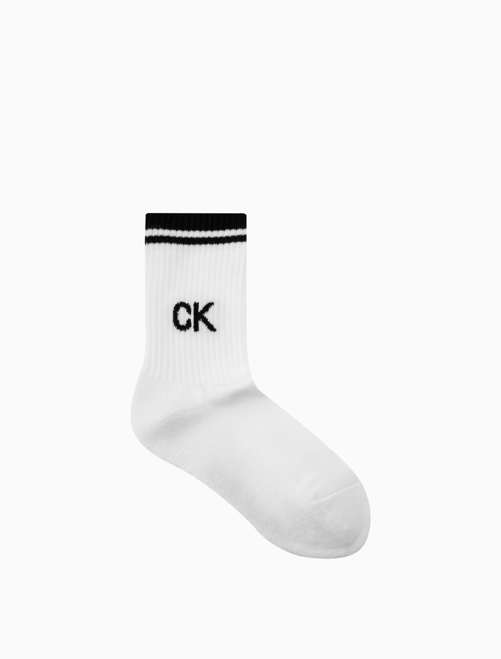 CK Ribbed Crew Sock