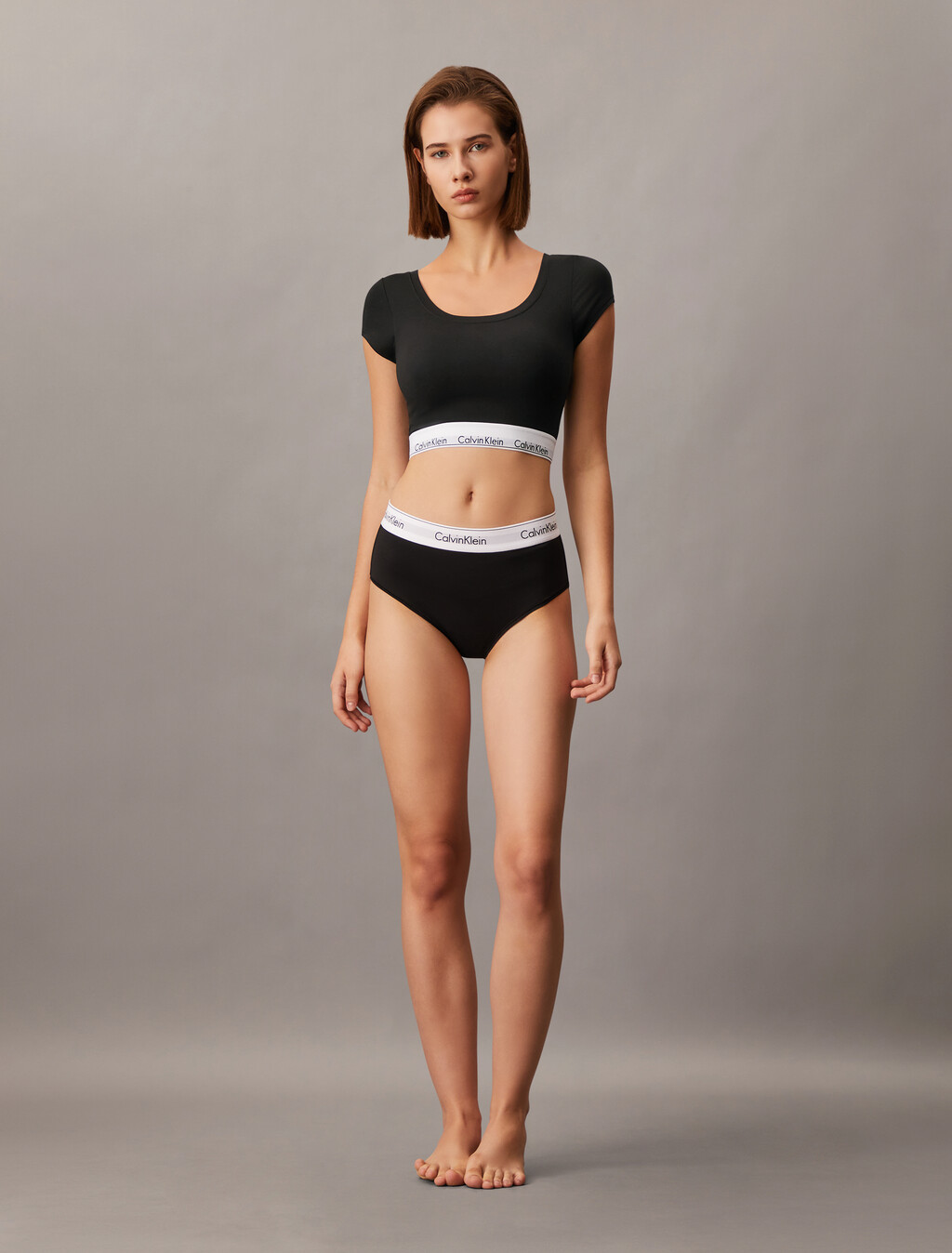 Icon Cotton T-Shirt-Bralette