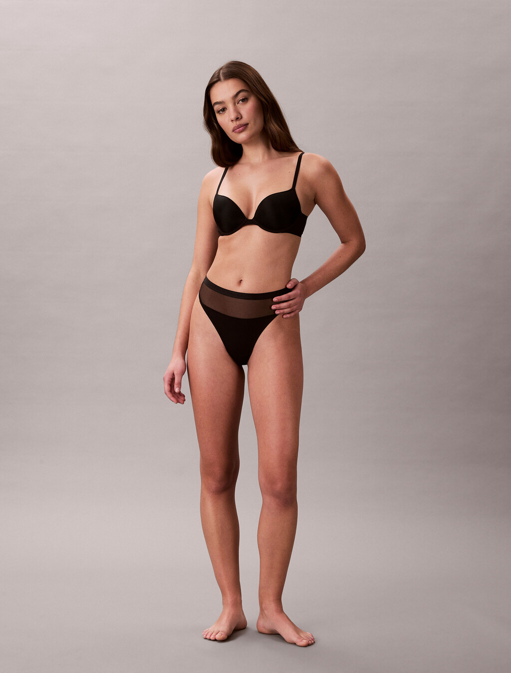 Perfekt passender ultraleichter Push-Up-Demi-BH