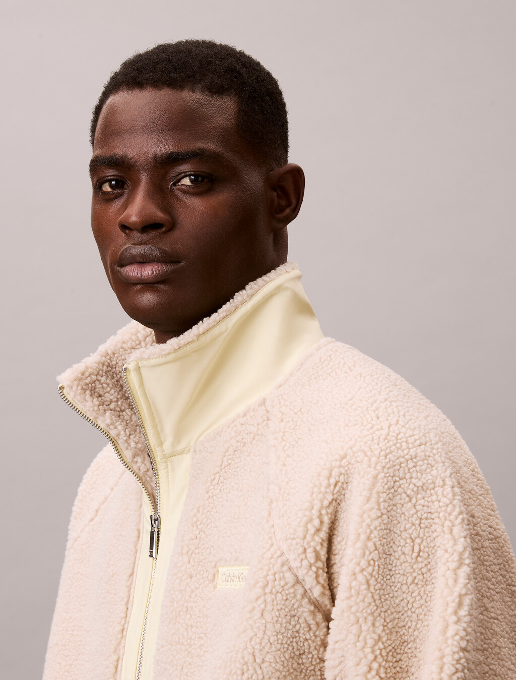 Sherpa-Rollkragen-1/4-Reißverschluss-Sweatshirt