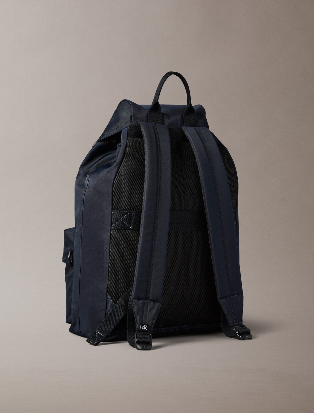 Nylon Monogram-Logo-Top-Flap-Rucksack