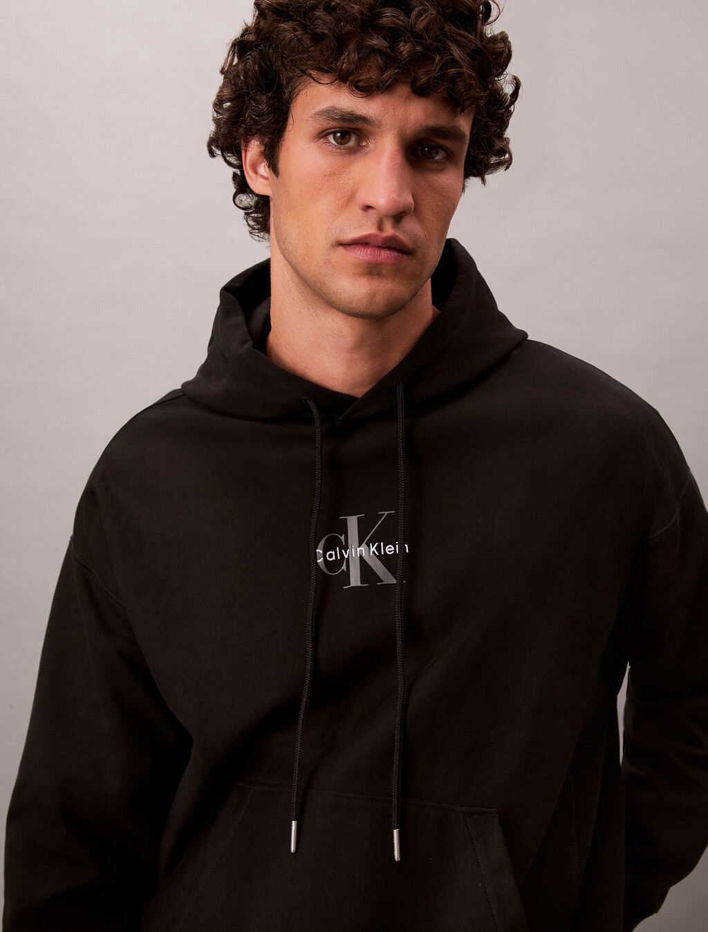 Premium-Fleece-Hoodie mit Monogramm-Logo