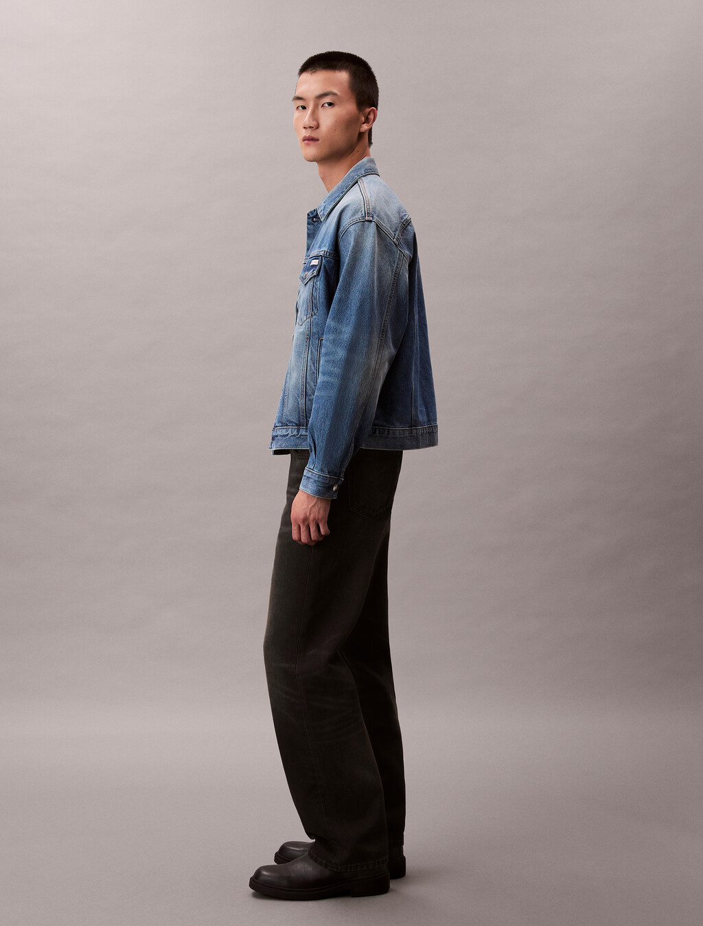 90er Jahre Gerade Original Schwarz Jeans