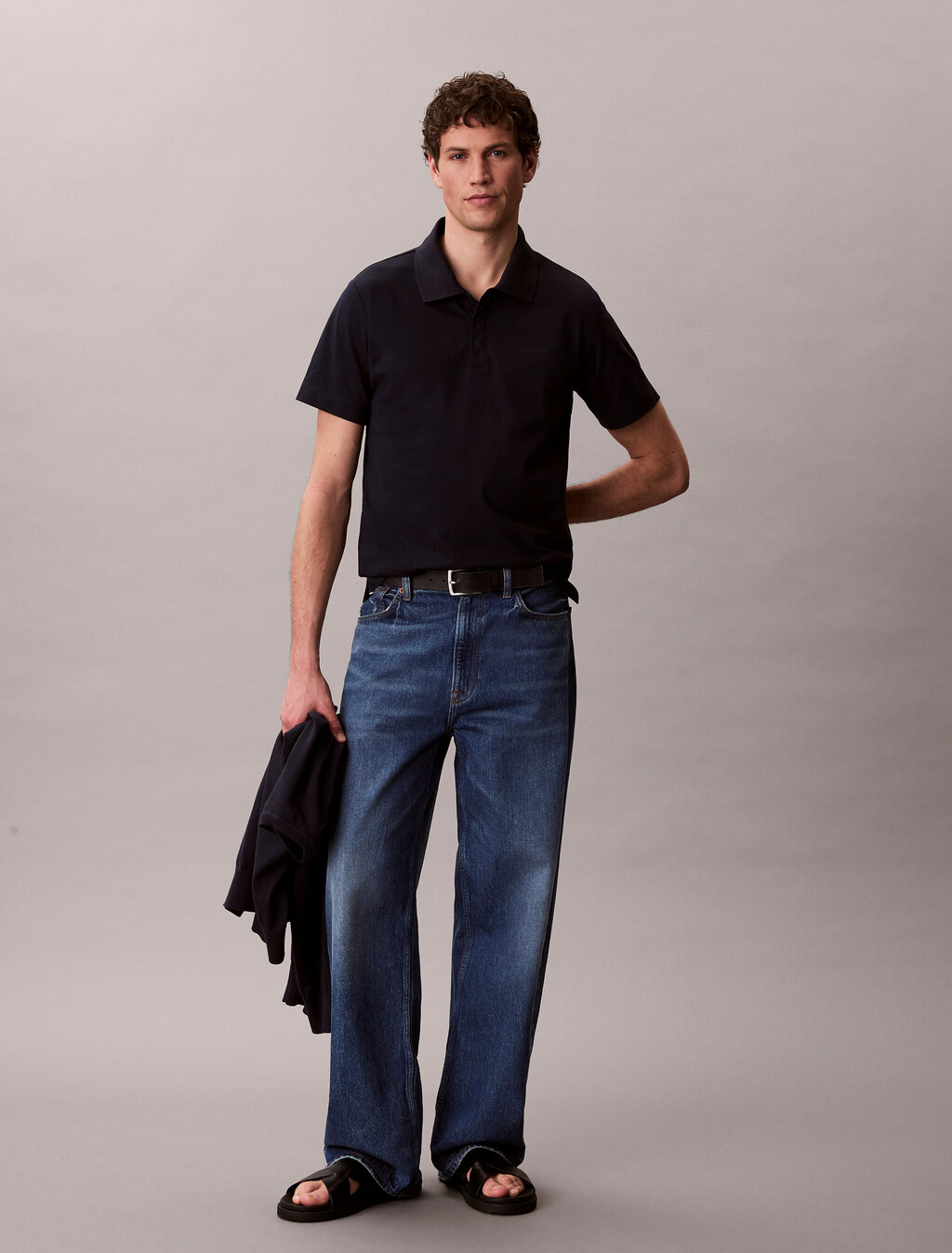 Piqué-Poloshirt aus Baumwollmischung