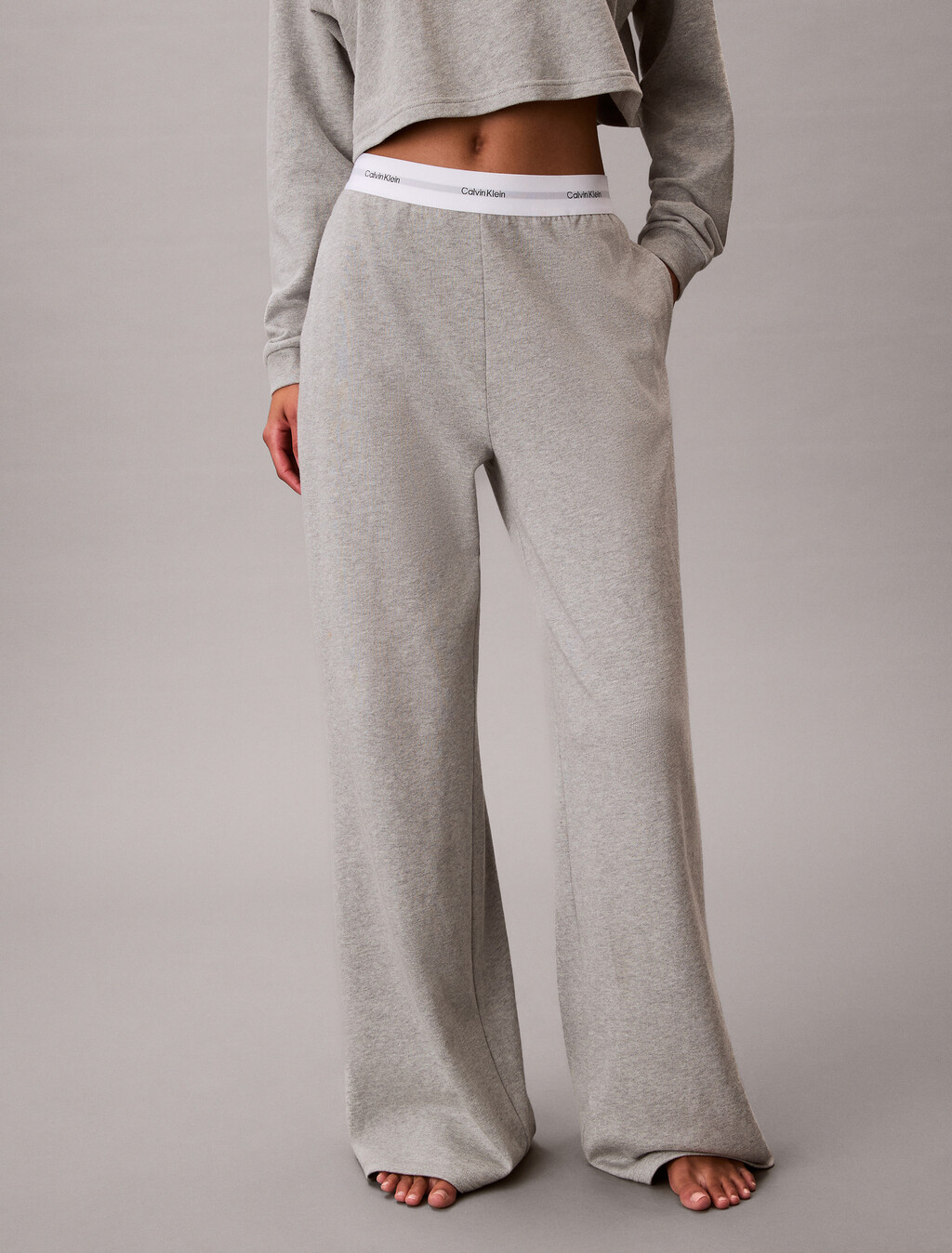 Logo-Baumwoll-Jersey-Pyjama-Hose