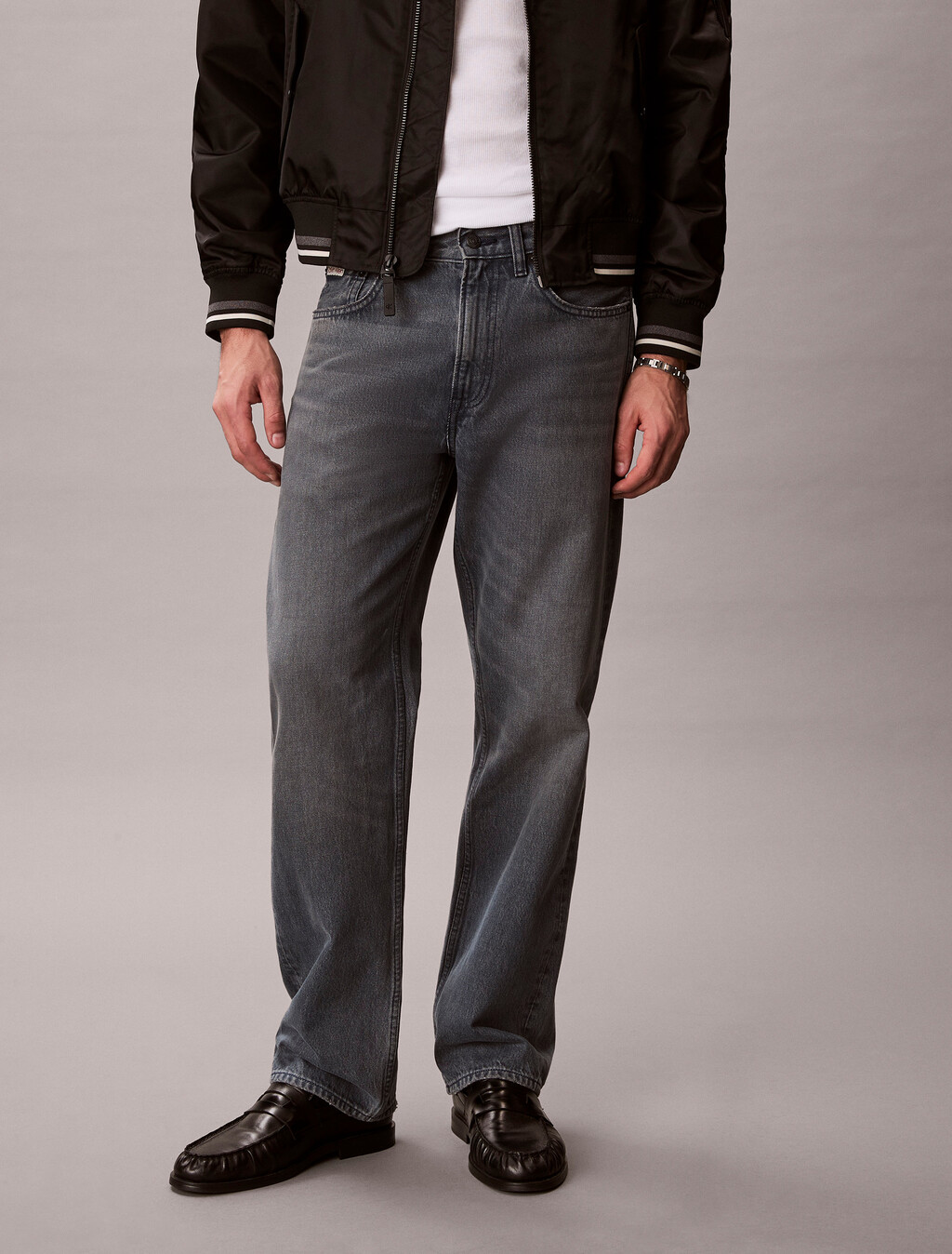 90er-Jeans mit geradem Bein