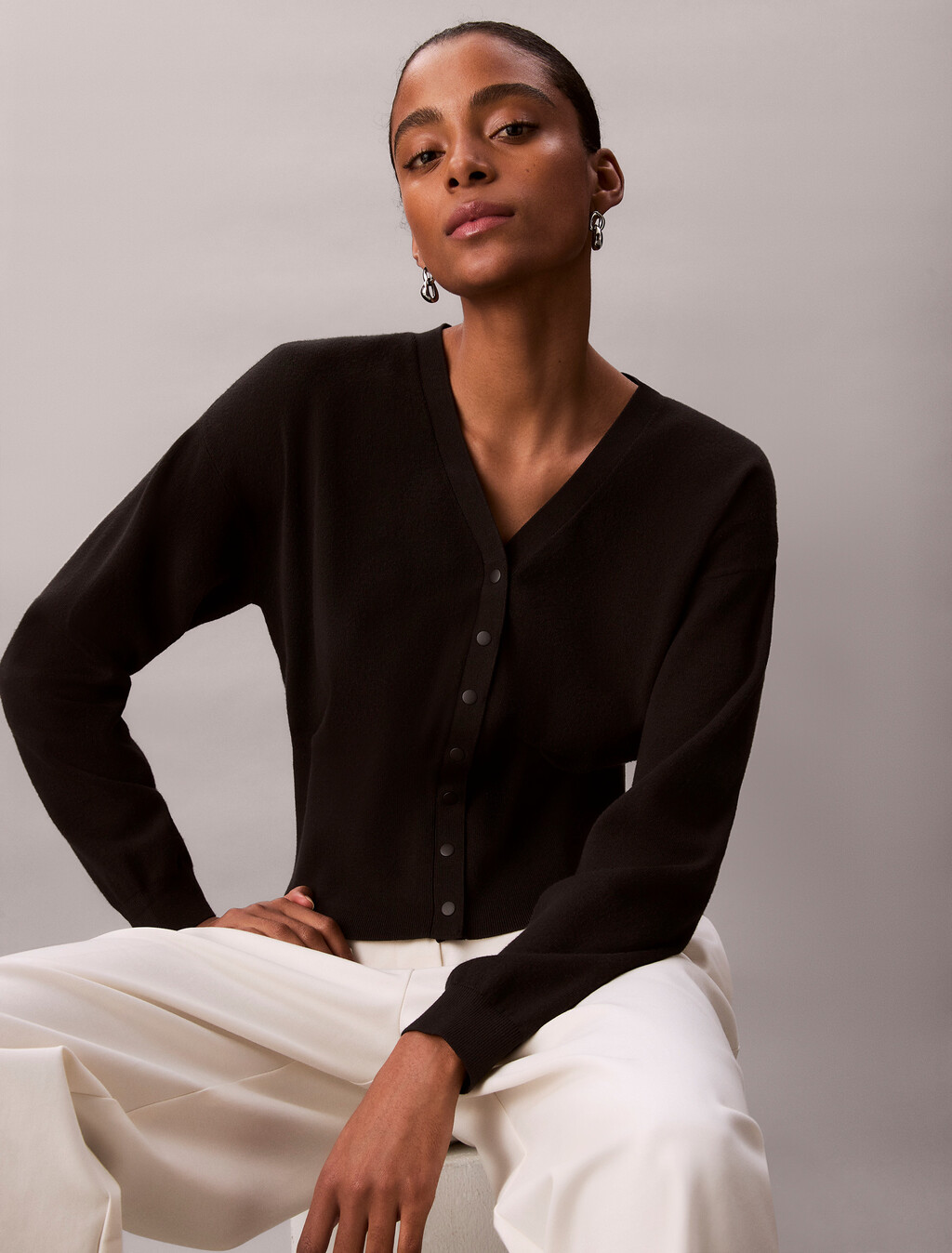 Half Milano Cardigan