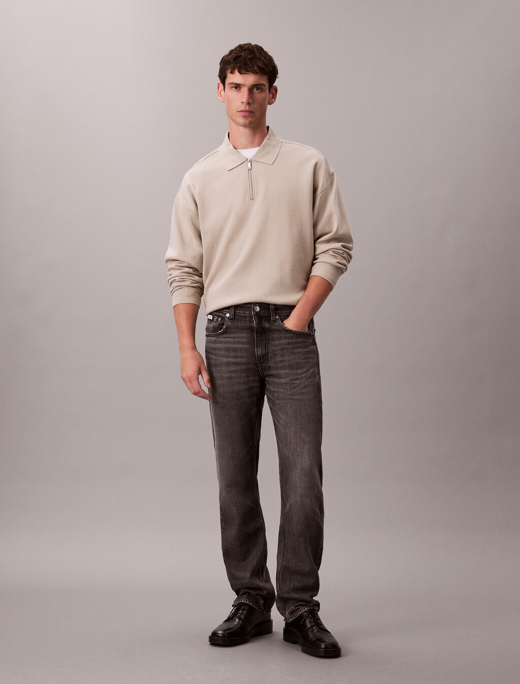 Tencel-Mix 90er-Jeans mit geradem Schnitt