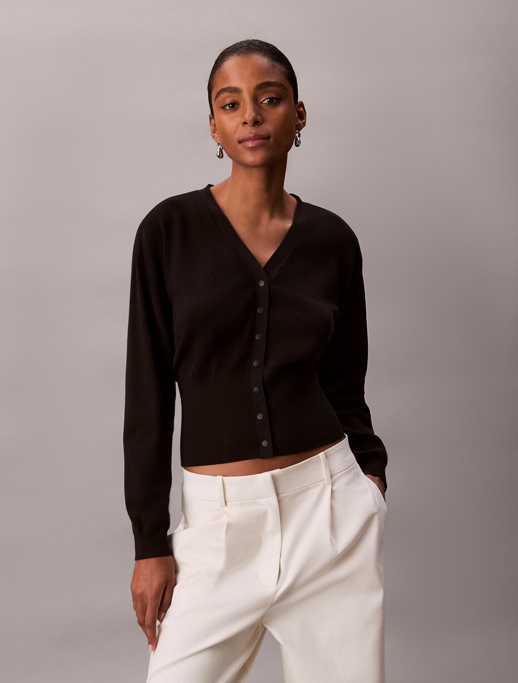 Half Milano Cardigan