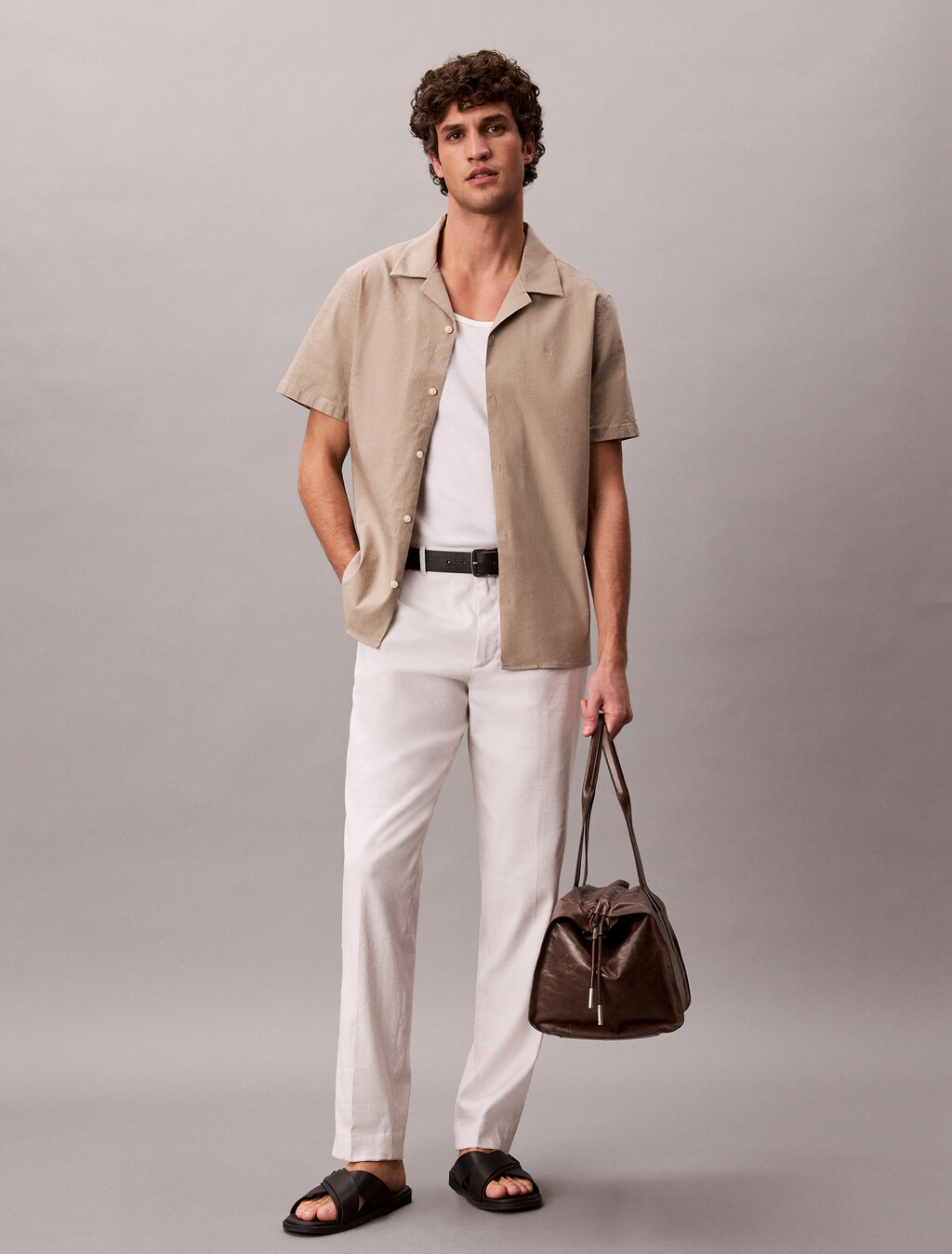 Linen-Lyocell-Klassikpassform-Hemd