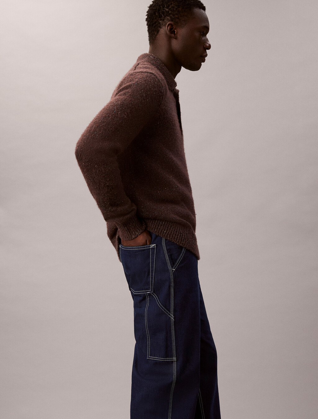 Denim-Darted Carpenter-Jeans
