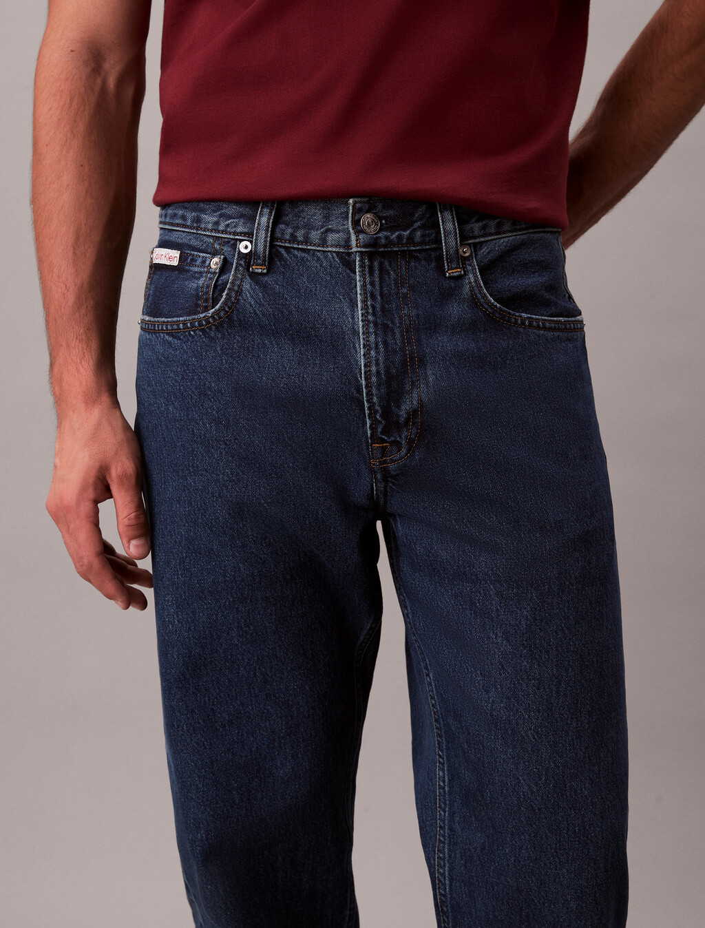 90er-Jeans mit schmaler Beinweite