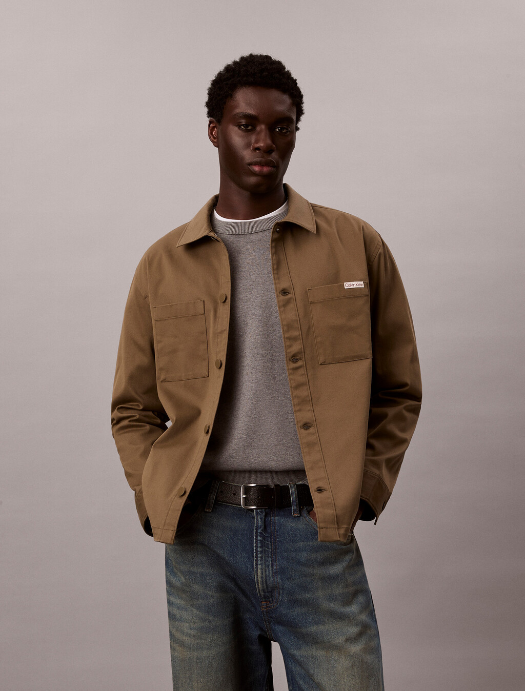 Relaxed Cotton Shacket