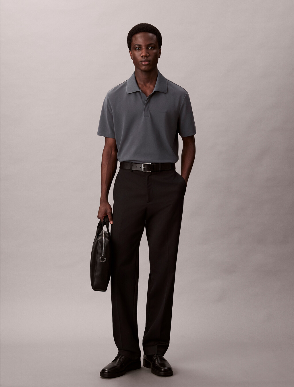 Piqué-Poloshirt aus Baumwollmischung