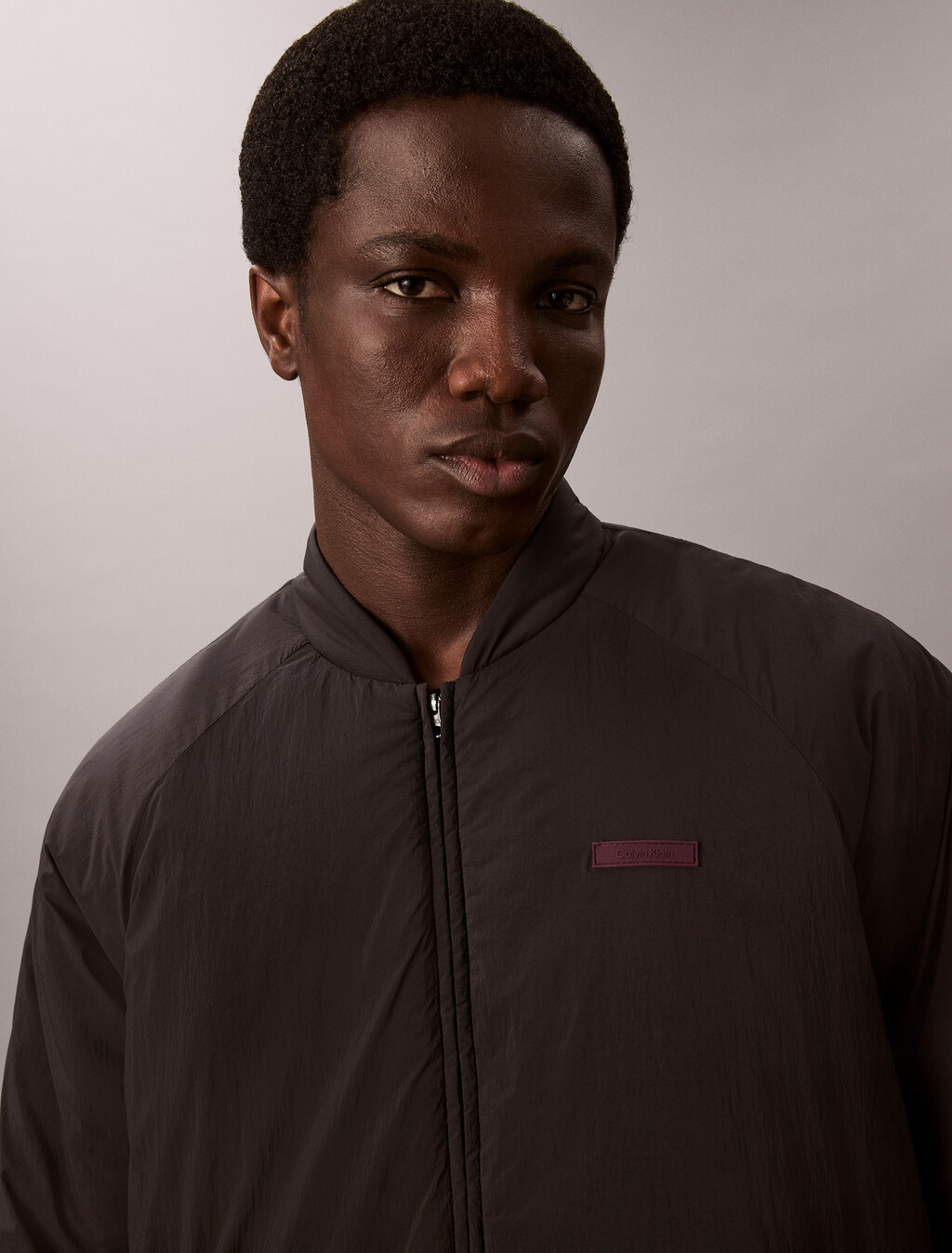 Nylon-Bomberjacke