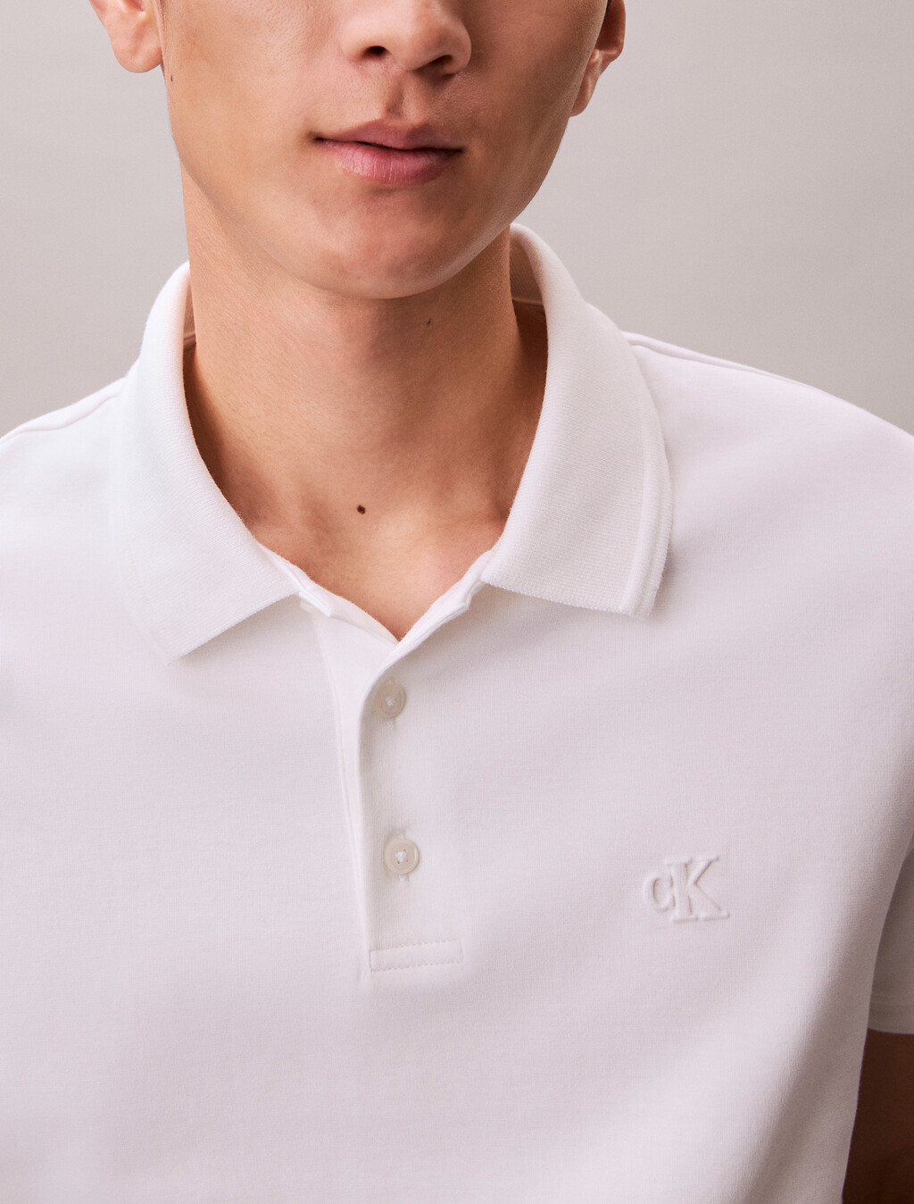 Luxe Tipped Slim Polo