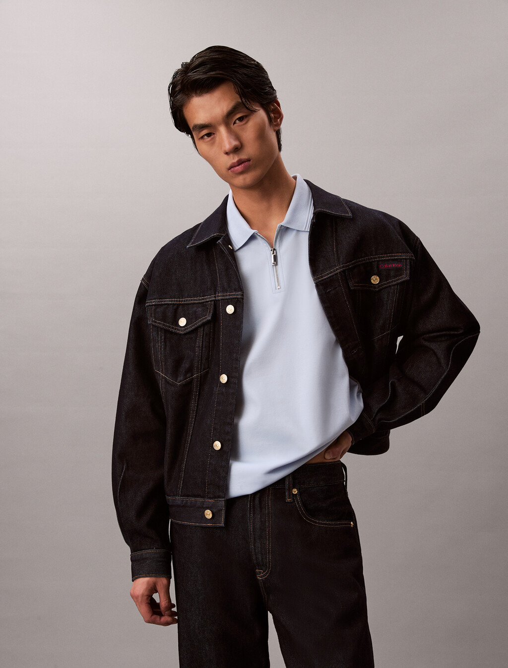 Neujahrs-CK-Emblem-Slim-Polo