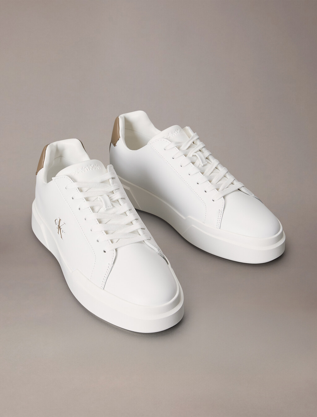 Lederne, strapazierfähige Laufschuhe NYC von Calvin Klein