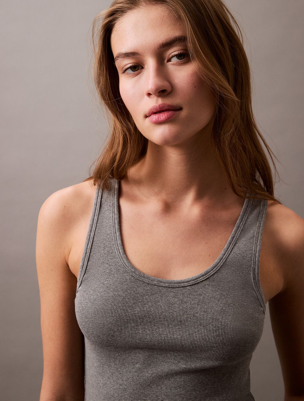 Cotton Contour Rib Tank