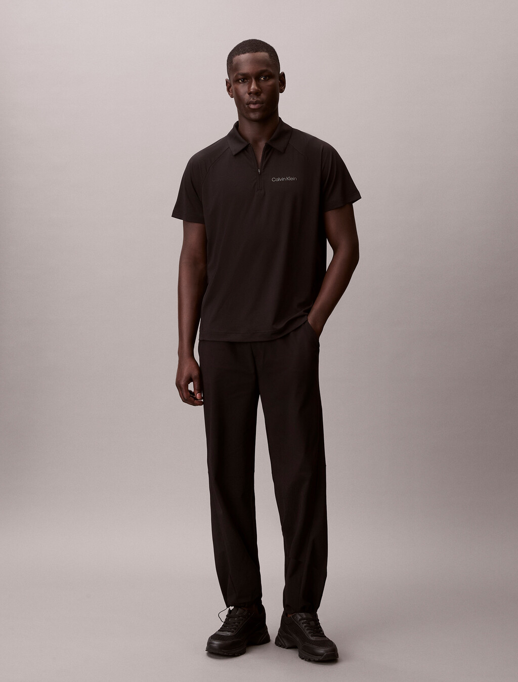 Reißverschluss-Pique-Sport-Polo-Shirt