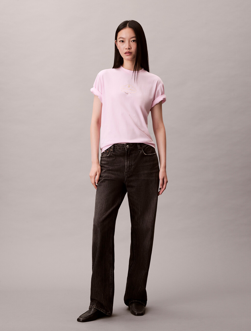 Cocktail Logo Graphic Boxy T-Shirt