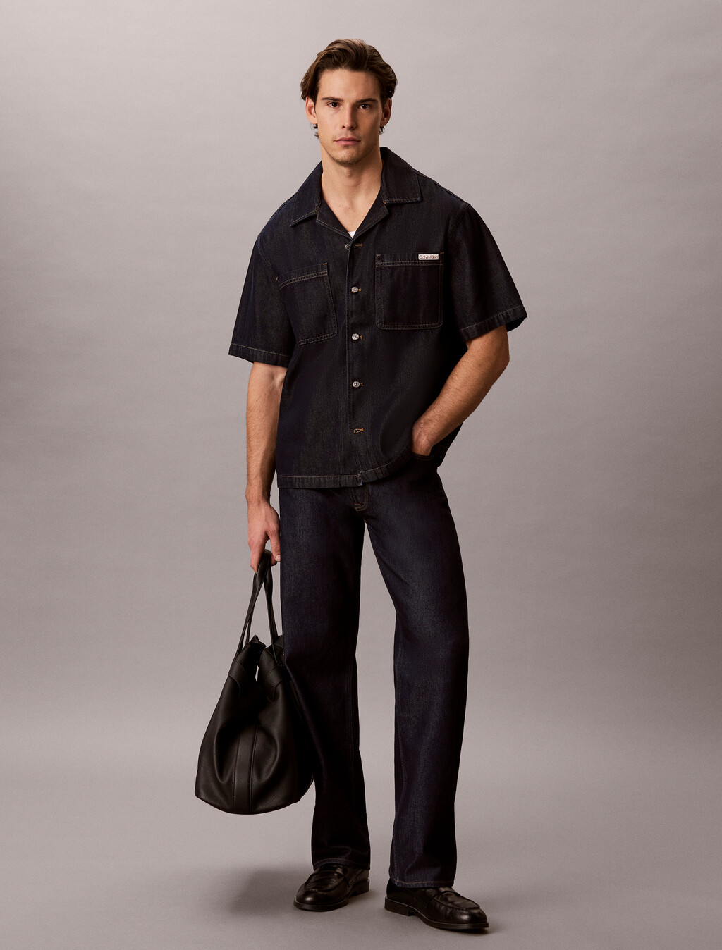 Eco Cool Kurzarm-Denimhemd