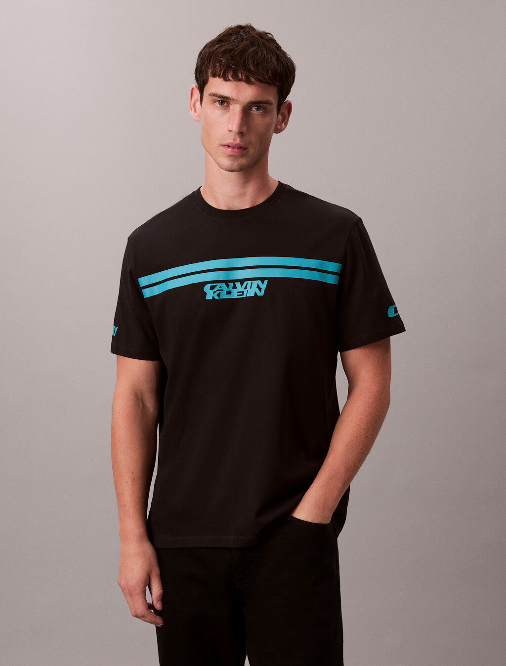 Racer Stripe Graphic Tee